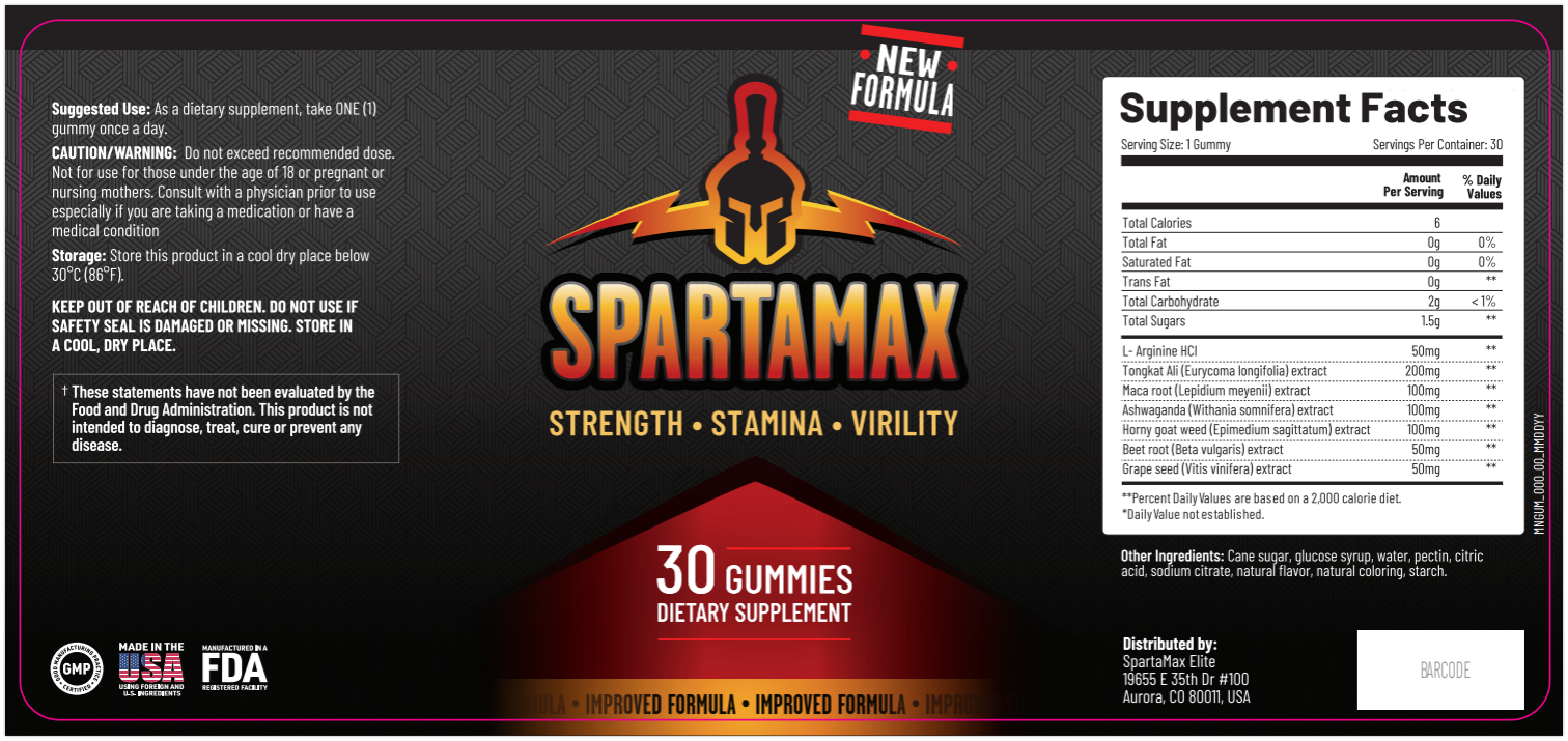 spartamax label